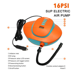 High Pressure Electric Pump For Paddle Board - Corded Electric - Canada