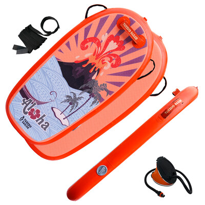 Kid Inflatable Paddle Board Bodyboard - Orange - Canada