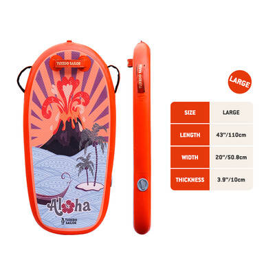 Kid Inflatable Paddle Board Bodyboard - Orange - Canada