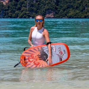 Kid Inflatable Paddle Board Bodyboard - Orange - Canada