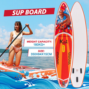 Inflatable Surfing Paddle Board 11'6" - Sup Koi Orange - Canada