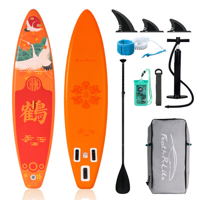 Inflatable Surfing Paddle Board 11' - Orange Crane - Canada