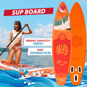 Inflatable Surfing Paddle Board 11' - Orange Crane - Canada